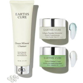 EarthsCure front packaging showing full three-step set and benefits