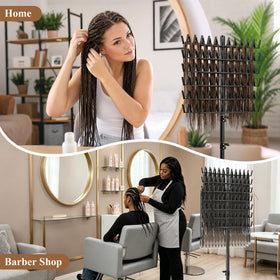 Eastdone accessories combs and clips displayed for efficient sectioning and secure holding