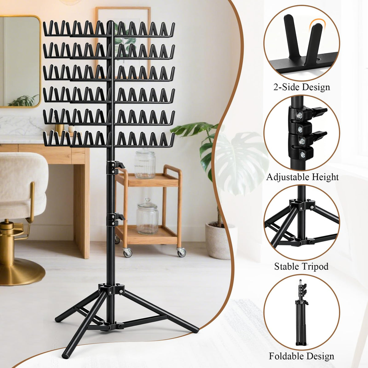 Eastdone height adjustment with detachable panels showing customizable working height comfort