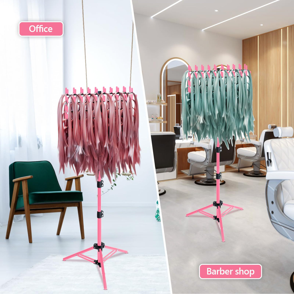 Eastdone lifestyle salon counter display keeping extensions visible and reachable