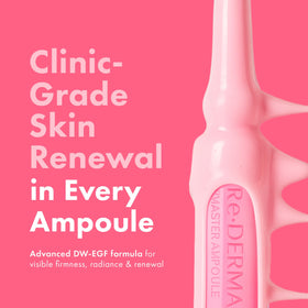 EASYDEW ampoule open vial with pipette demonstrating precise dosing benefit