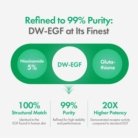EASYDEW pump held in hand to show size and travel-friendly scale benefit