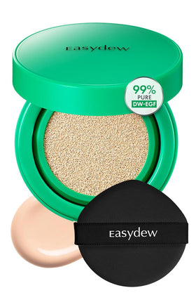 EASYDEW front compact view showing sleek brand packaging and travel convenience