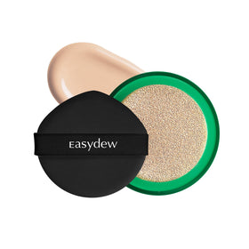 EASYDEW front packaging of the refill showing compact convenience and skincare benefits
