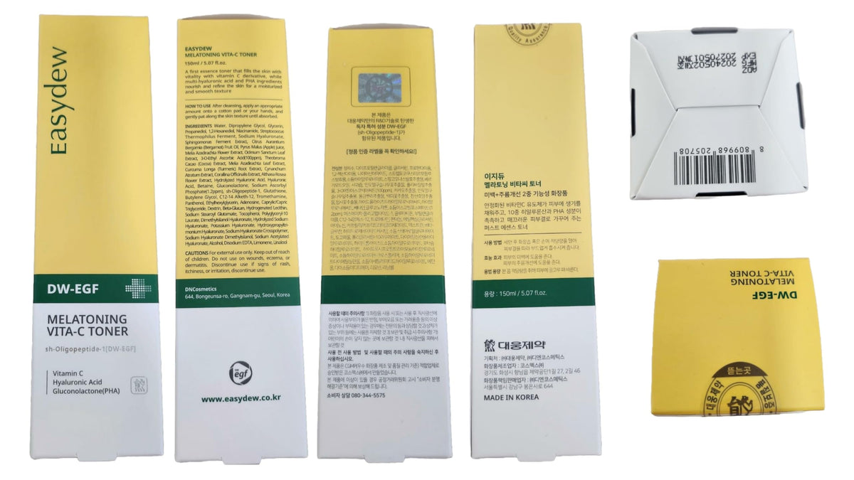 EASYDEW lifestyle display on bathroom counter conveying daily routine benefit