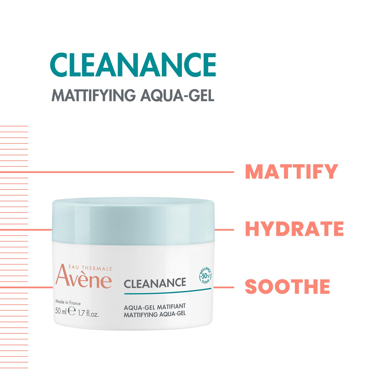 Eau Thermale Avène close-up of gel texture illustrating lightweight absorption benefit