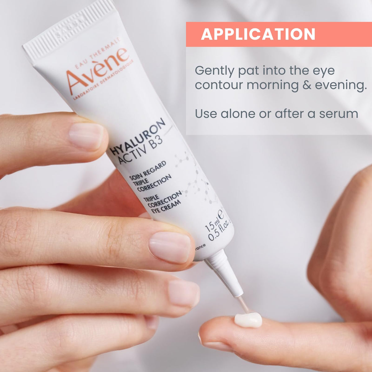 Eau Thermale Avène open cap detail highlighting hygienic dispensing