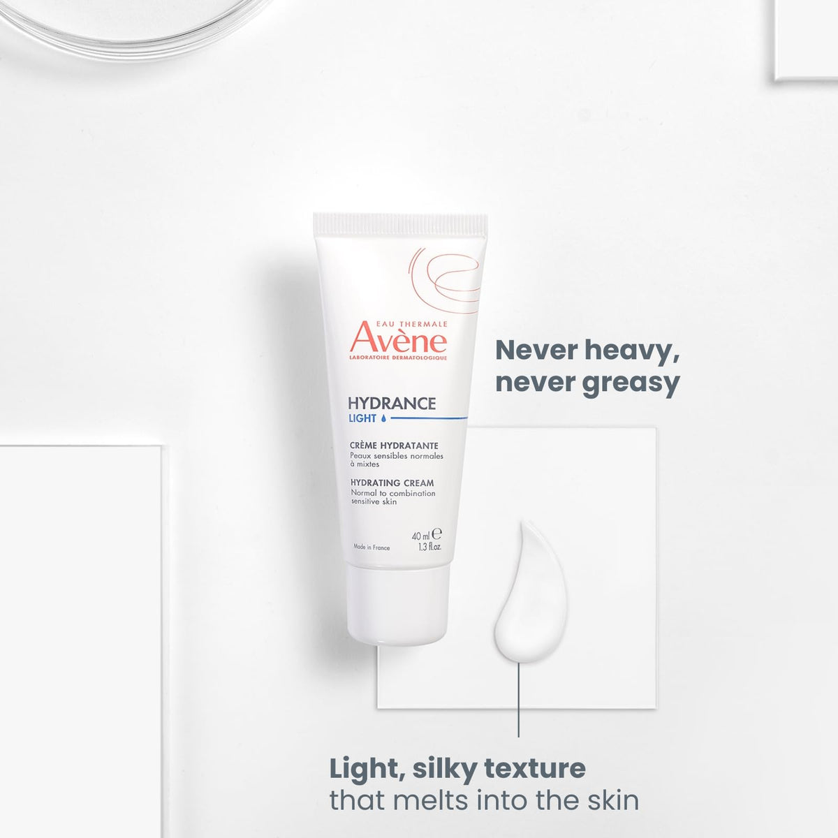 Eau Thermale Avène applied under makeup showing smooth layering benefit