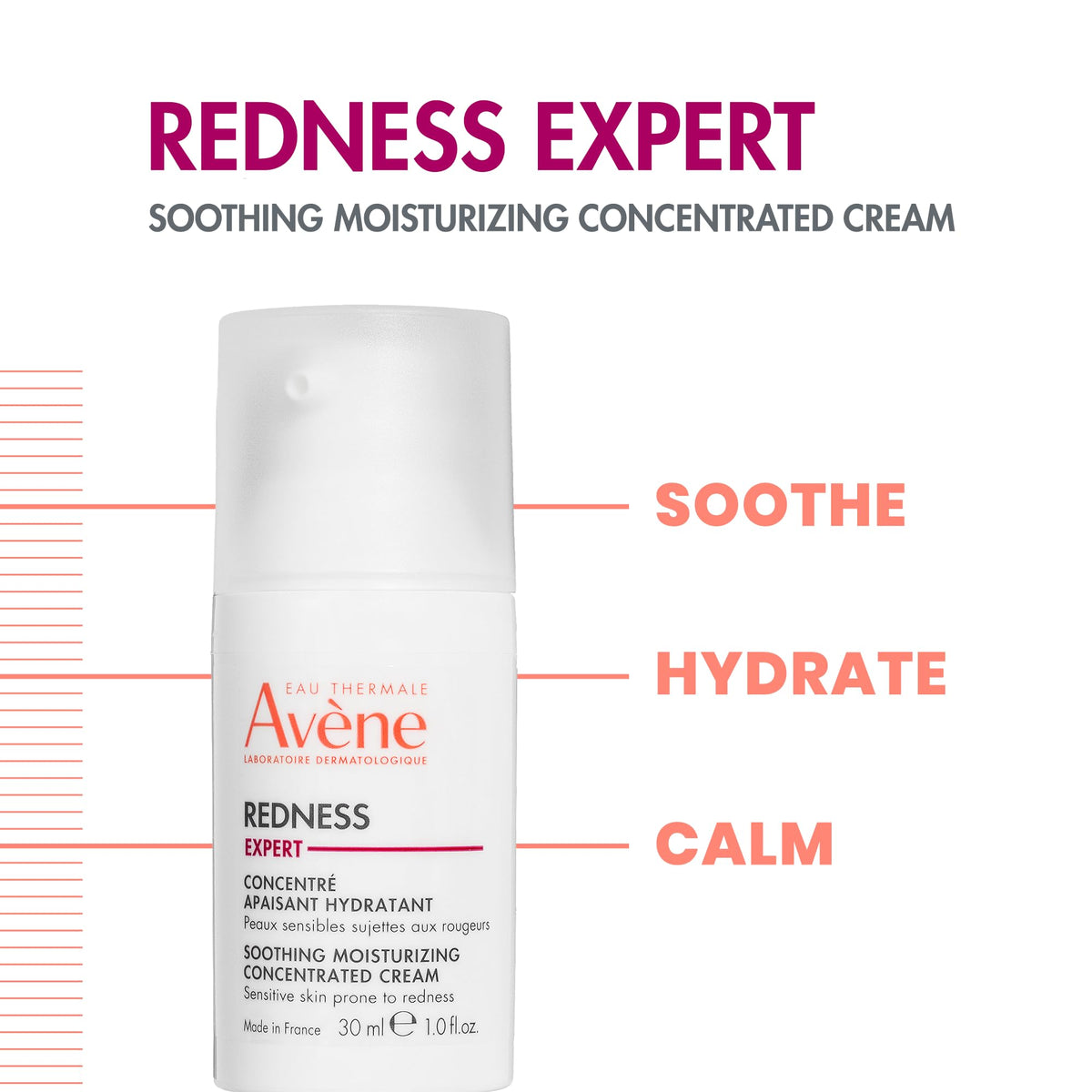 Eau Thermale Avène creamy texture close-up showing lightweight feel and fast absorption benefit