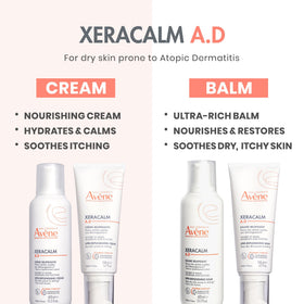 Eau Thermale Avène balm being applied on arm to demonstrate calming effect