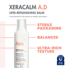 Eau Thermale Avène close-up of balm texture showing rich non-greasy finish