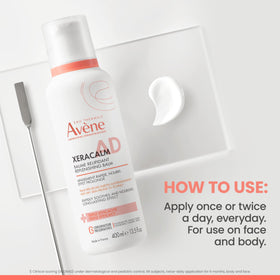 Eau Thermale Avène 400ml bottle in hand demonstrating size and value
