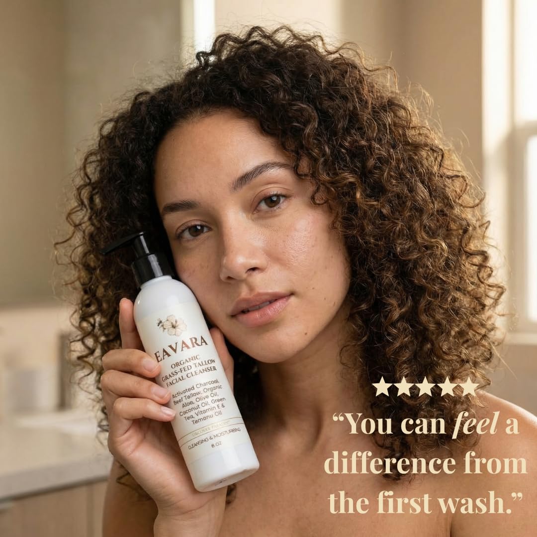 Eavara pump dispensing wash into hands illustrating convenient daily application