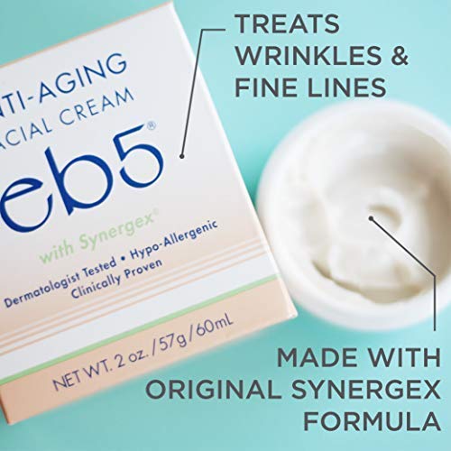 eb5 applying cream to neck demonstrating targeted smoothing benefit