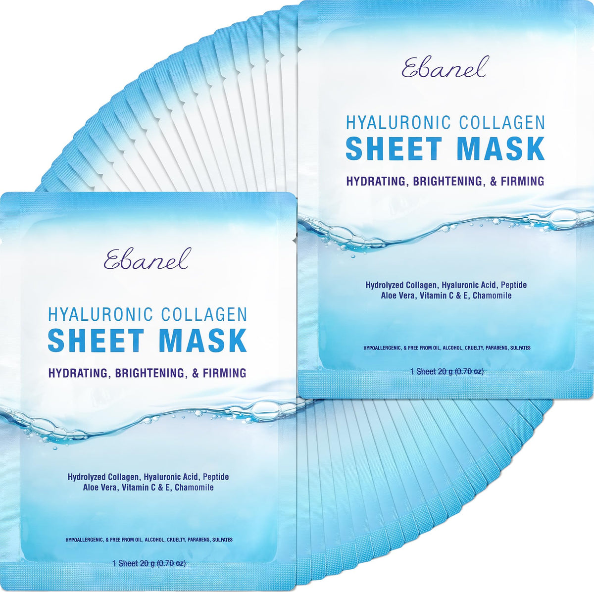 Ebanel front packaging showing 40-pack and benefits for easy storage