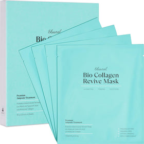 Ebanel front packaging showing branding and four hydrogel masks for quick overview benefit