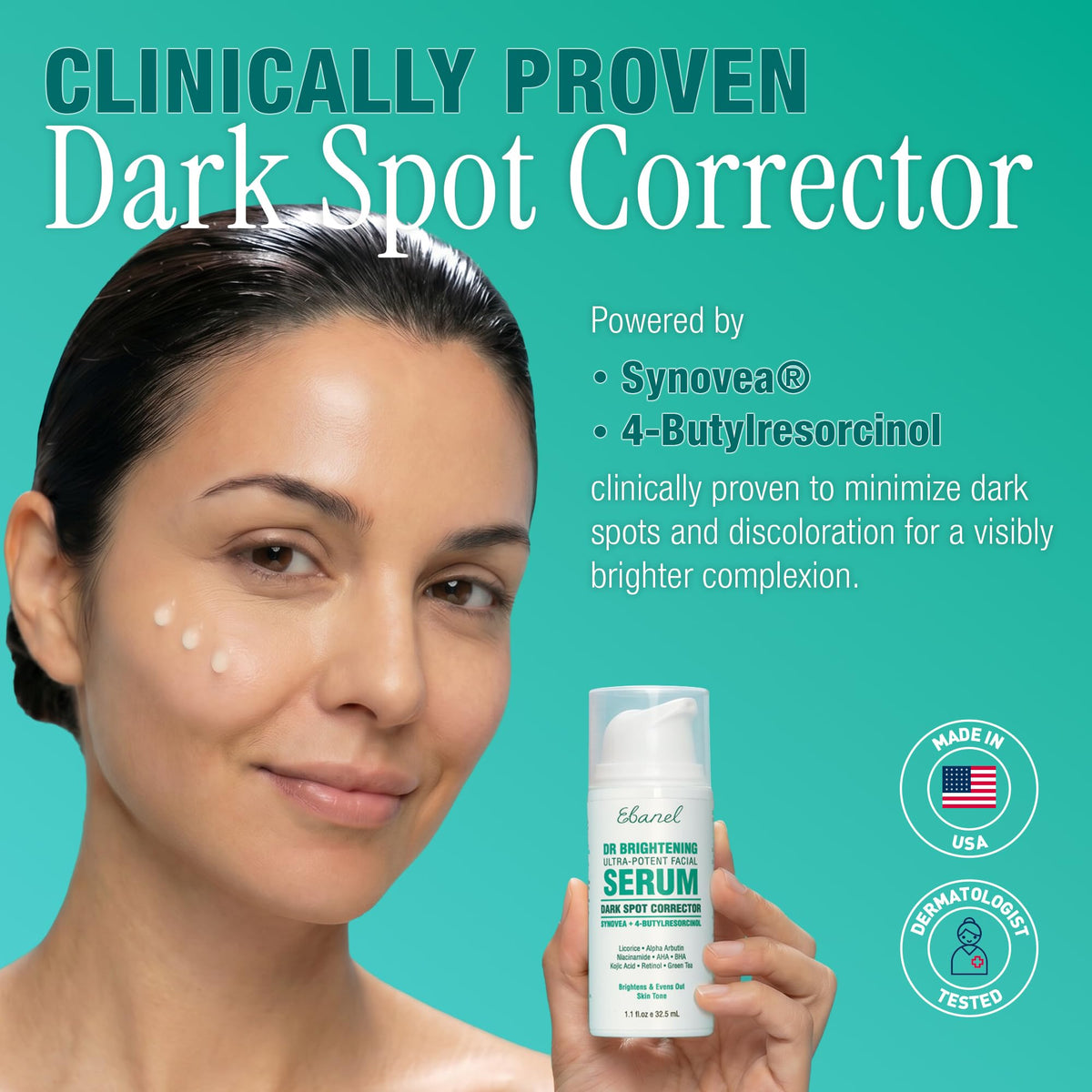 Ebanel label closeup highlighting active ingredients for clarity