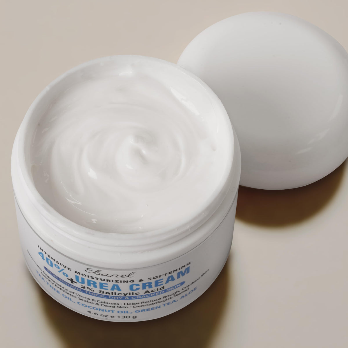 Ebanel in bathroom routine setting showing daily moisturizing habit
