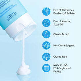 Ebanel on bathroom vanity in morning routine enhancing skincare absorption