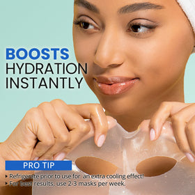 Ebanel after-mask glow on skin showing brighter, smoother appearance