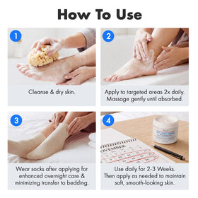 Ebanel lifestyle scene with product and tools showing daily foot care routine