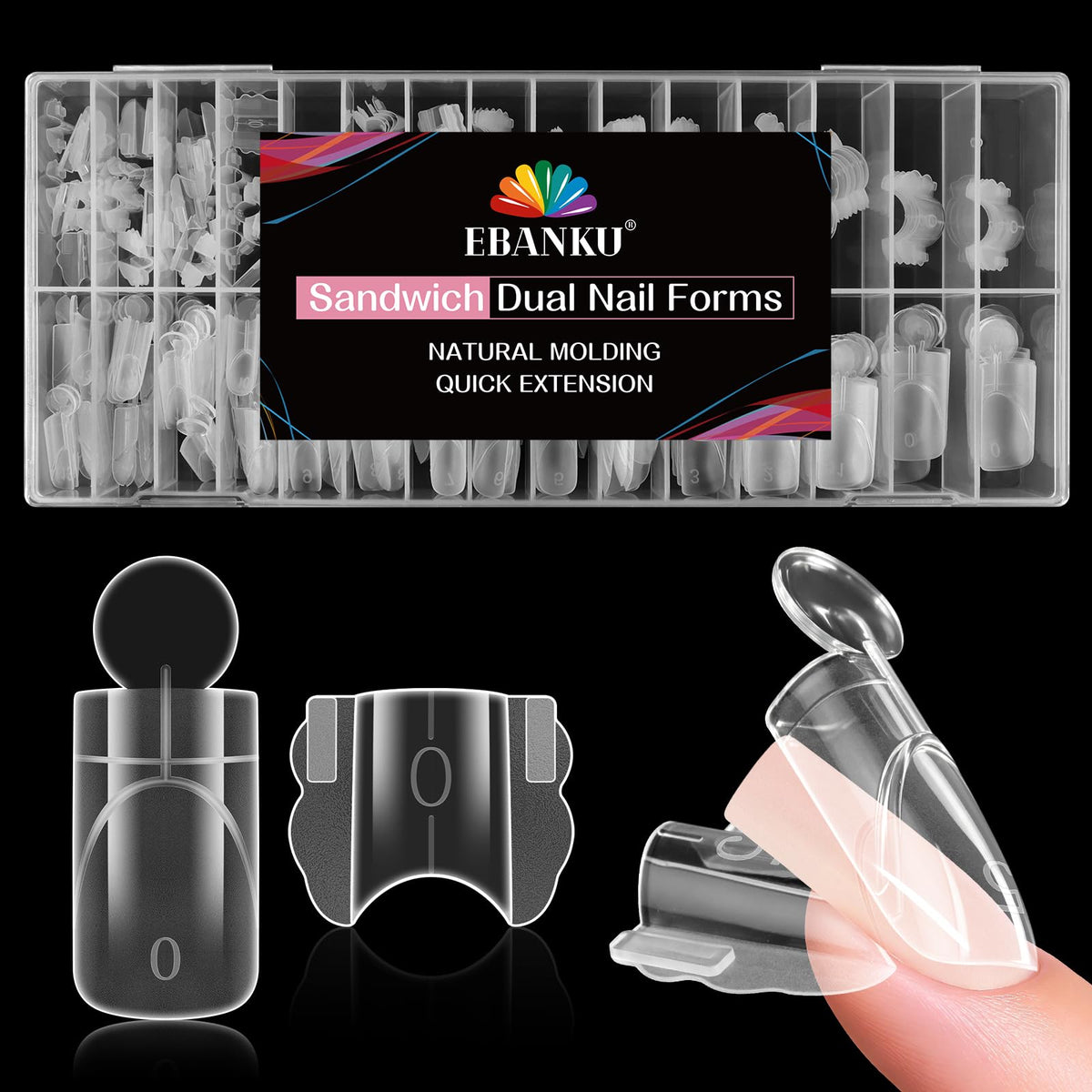 EBANKU front packaging showing full 280pcs kit and quick setup benefit
