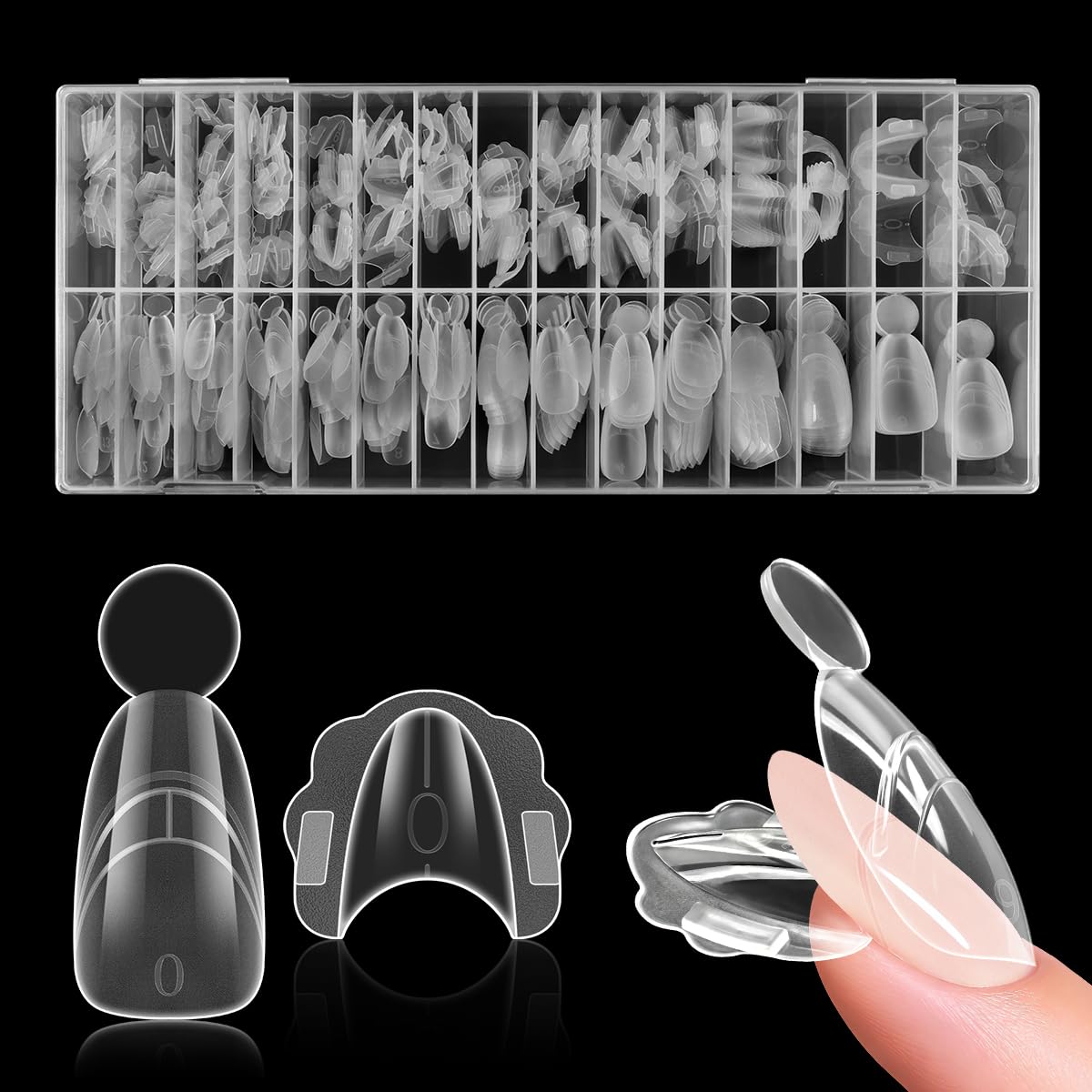 EBANKU front packaging showing 280-piece dual form kit and quick setup benefit