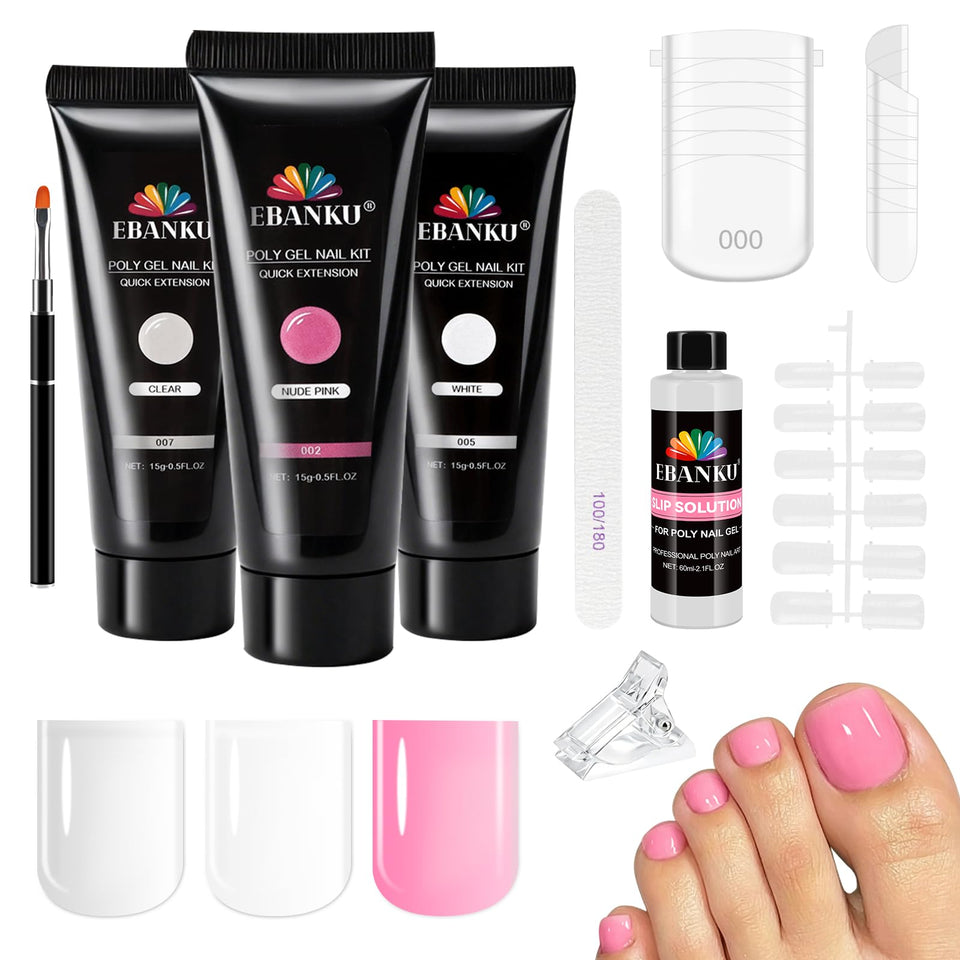 EBANKU front packaging showing complete toe kit and benefits