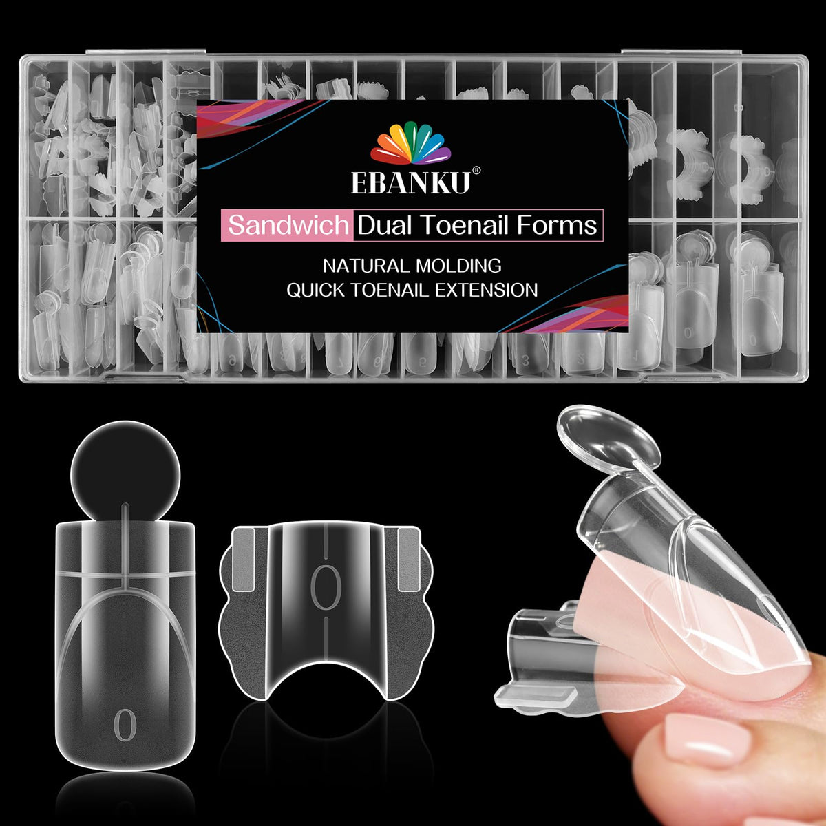 EBANKU front packaging showing full 280pcs kit and quick setup benefit