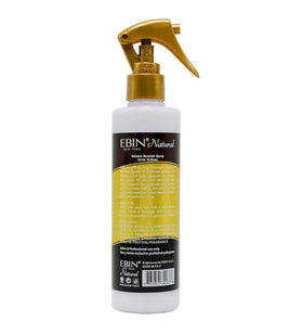 EBIN NEW YORK label showing key ingredients like argan and castor oil for shine
