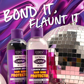 EBIN NEW YORK texture demo of clear spray on hair for lightweight breathable finish