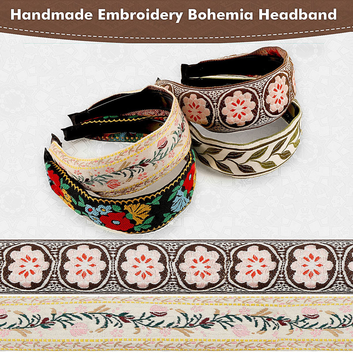 EBOOT headband in hair portrait worn by model to keep hair neat and stylish