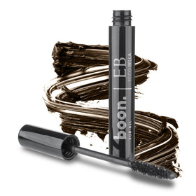 Ecco Bella front packaging showing mirrored tube and brown shade, easy travel convenience