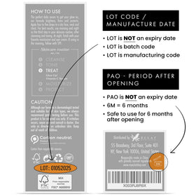 Eclat Skincare illustrative before and after showing improved radiance with consistent use