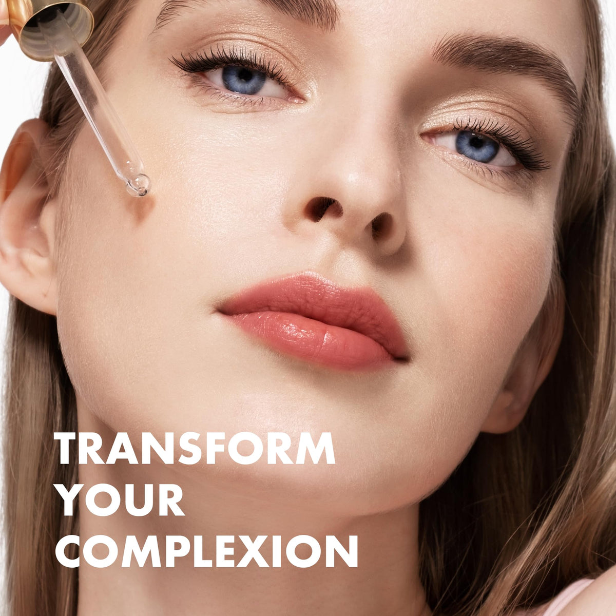 Eclat Skincare drop of serum on hand close-up showing lightweight hydration benefit