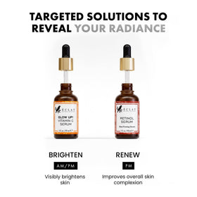Eclat Skincare size comparison with common items illustrating portable convenience