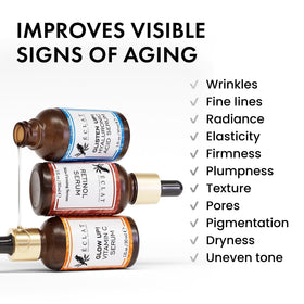 Eclat Skincare vitamin C bottle close-up emphasizing brightening benefits