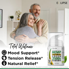 Eclipse Hemp open tube texture close-up showing smooth cream for quick absorption