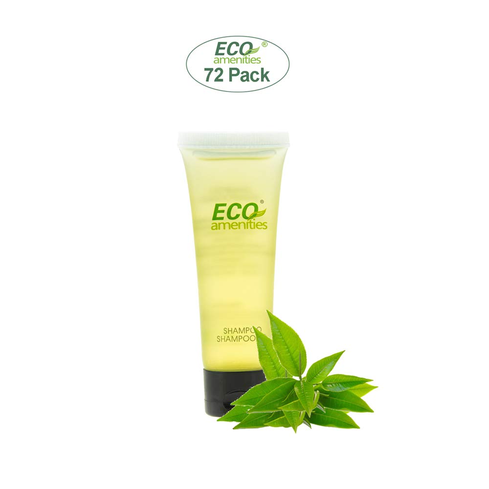 ECO amenities flip-cap close-up demonstrating leak-resistant design and convenient dispensing