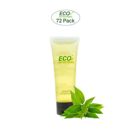 ECO amenities flip-cap close-up demonstrating leak-resistant design and convenient dispensing