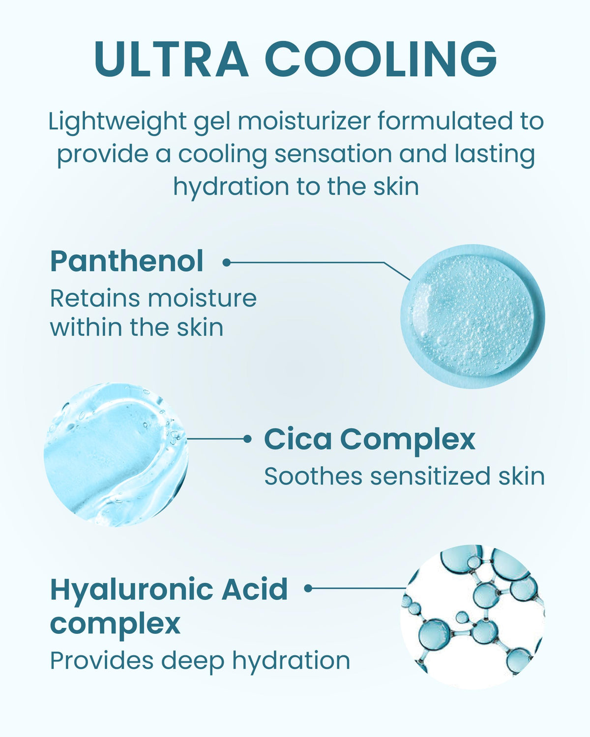 ECO BEYOND chervil extract illustration highlighting natural hydration benefits