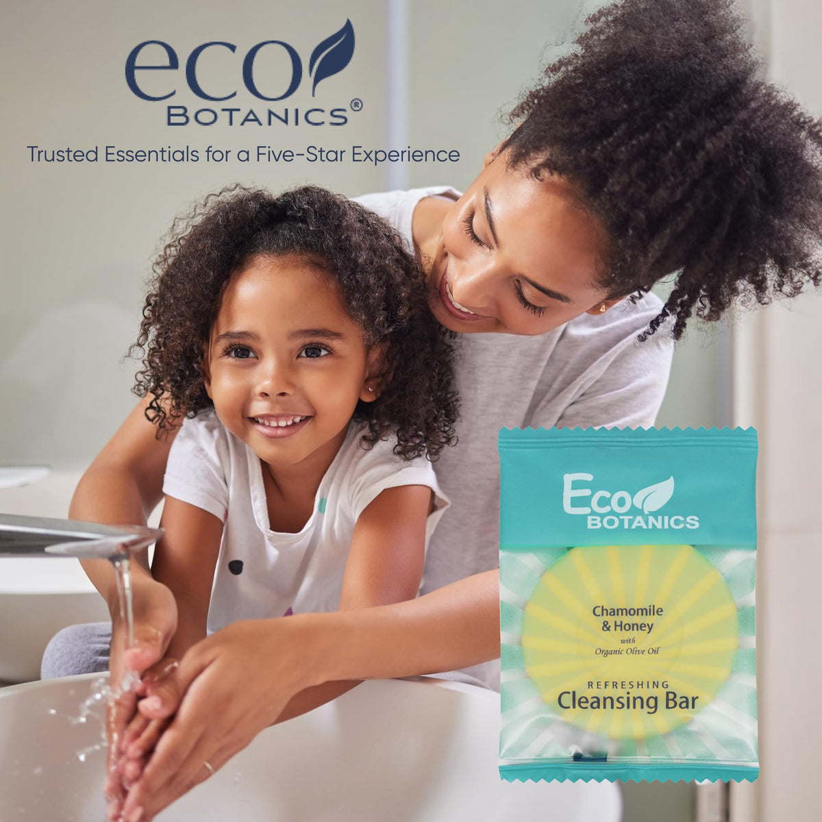 Eco Botanics ingredient label close-up highlighting aloe honey and olive oil