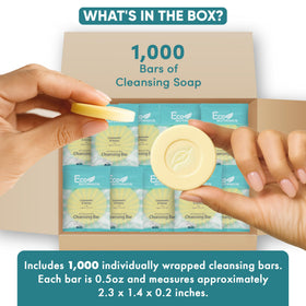 Eco Botanics soap lather texture detail demonstrating gentle cleansing feel