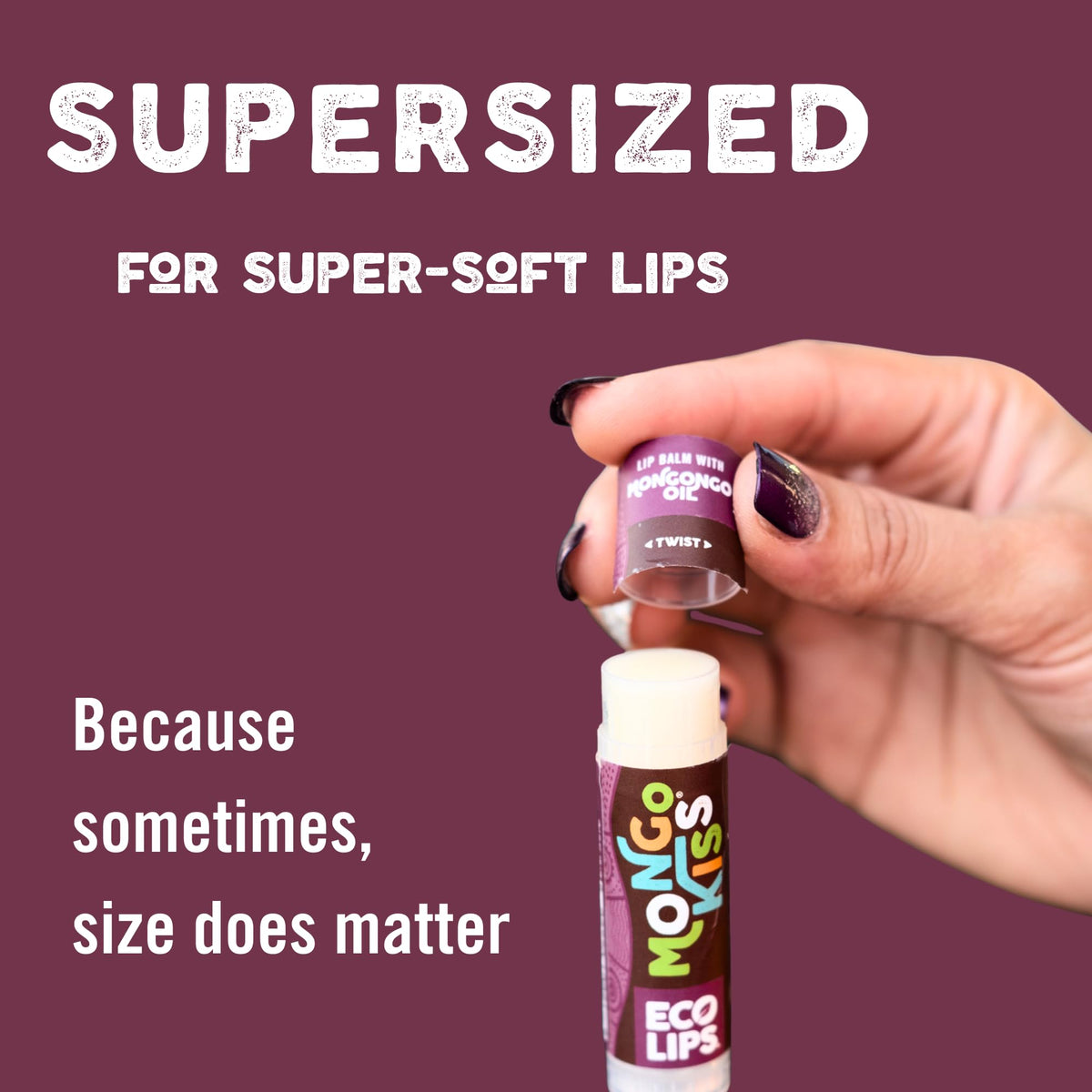 Eco Lips balm in a purse pocket ready for travel convenience and on-the-go hydration