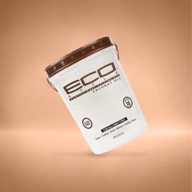 Eco Style ingredient label displaying 100% pure coconut oil benefits
