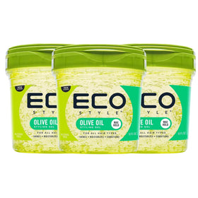 Eco Style front packaging showing clear jar and label with benefits