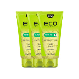 Eco Style front packaging showing three travel-size bottles and clear branding for convenience