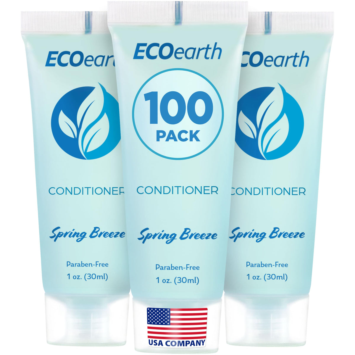 EcoEarth front packaging showing Spring Breeze label and hotel-ready benefit