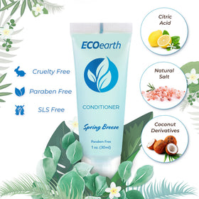 EcoEarth tube cap close-up highlighting leak-proof design and travel safety