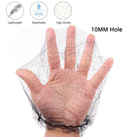 Ecojunmi close-up mesh texture showing fine nylon and invisibility